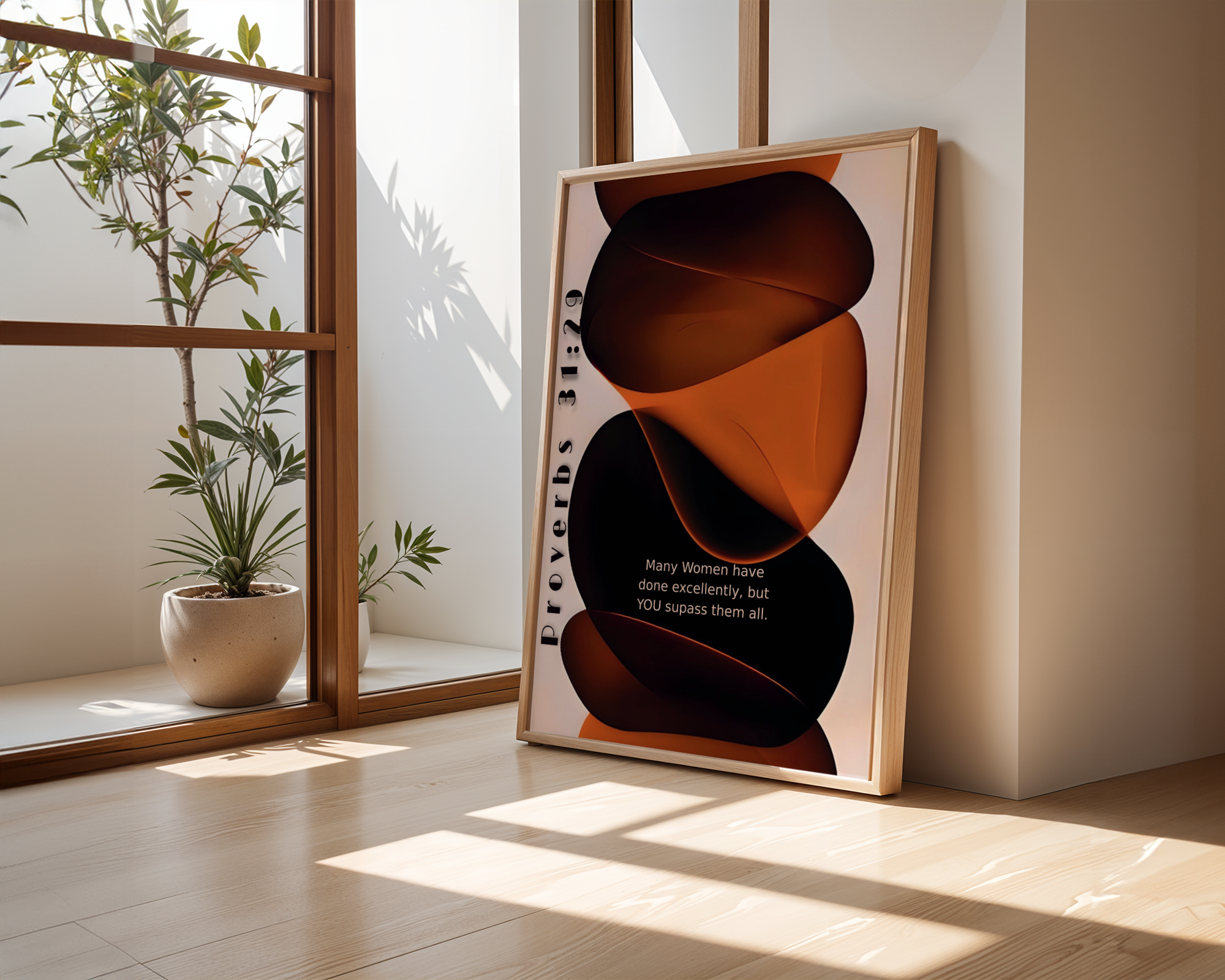 Proverbs 31:29 Matte Poster — Inspirational Christian Wall Art for Women