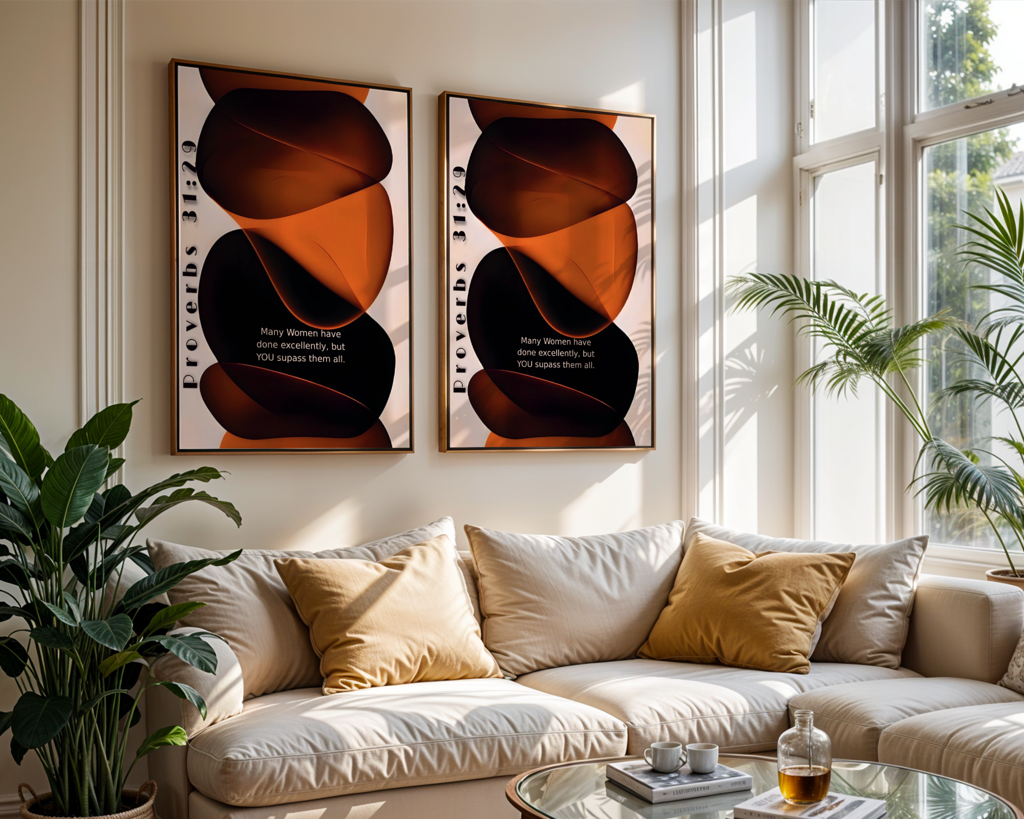 Proverbs 31:29 Matte Poster — Inspirational Christian Wall Art for Women