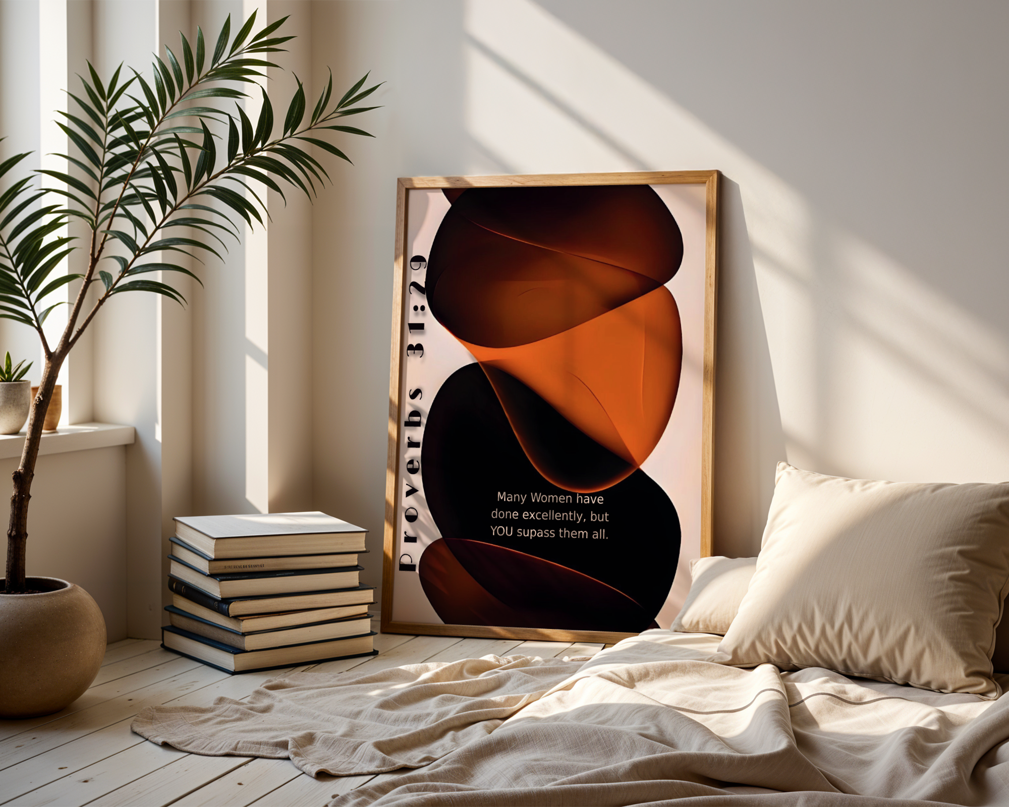 Proverbs 31:29 Matte Poster — Inspirational Christian Wall Art for Women