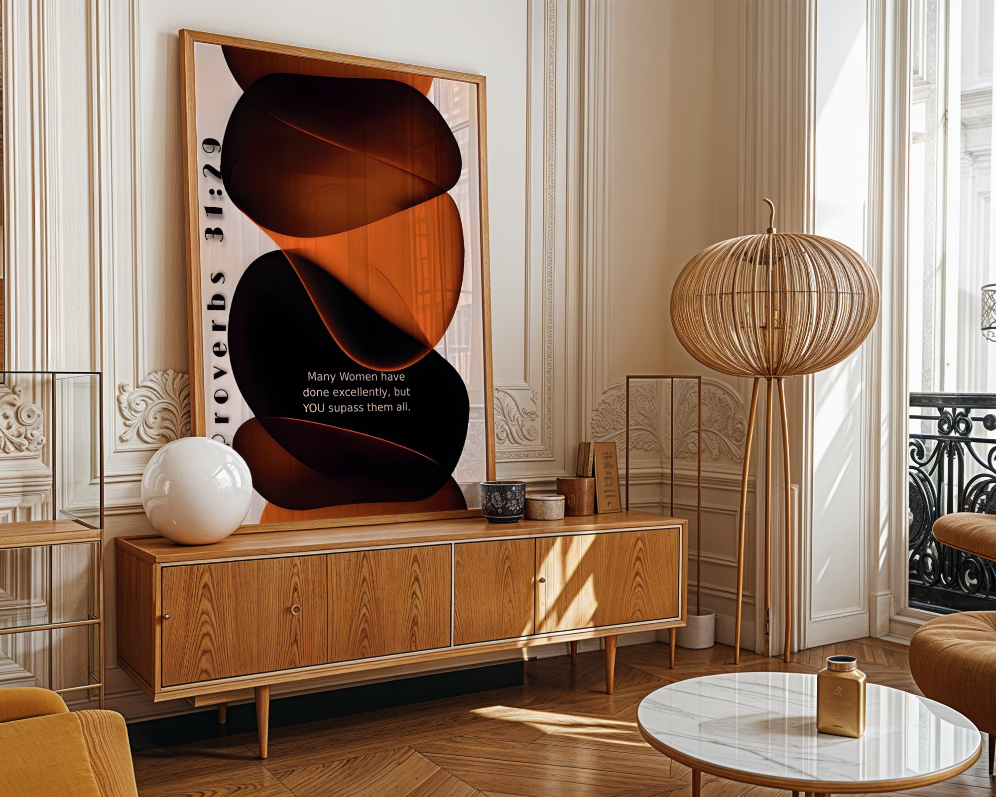 Proverbs 31:29 Matte Poster — Inspirational Christian Wall Art for Women